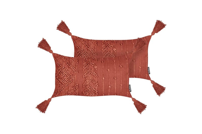 Koristetyynyt Valvaria 2 kpl Punainen - Punainen - Kodintekstiilit & matot - Tyyny & torkkupeitto - Koristetyynyt