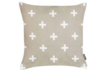 Koristetyynyt Velleia 2 kpl Beige/valkoinen - Beige/valkoinen - Kodintekstiilit & matot - Tyyny & torkkupeitto - Koristetyynyt
