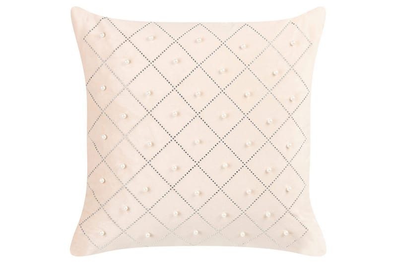 Koristetyynyt Yarrow sarja 2 Beige/Hopea - Beige/Hopea - Kodintekstiilit & matot - Tyyny & torkkupeitto - Ulkotyyny