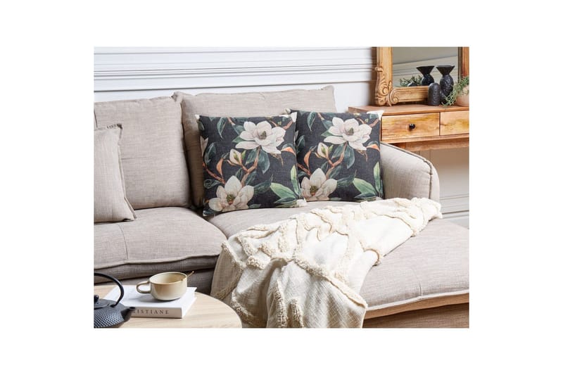 Koristetyynyt Zahriye sarja 2 Musta/Monivärinen - Musta/Monivärinen - Kodintekstiilit & matot - Tyyny & torkkupeitto - Ulkotyyny