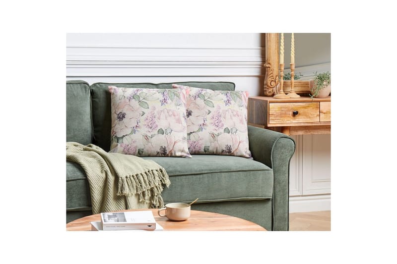 Koristetyynyt Zahriye sarja 2 Violetti/monivärinen - Violetti/monivärinen - Kodintekstiilit & matot - Tyyny & torkkupeitto - Ulkotyyny