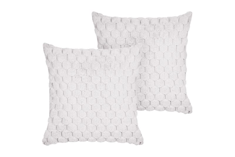Koristetyynyt Purslane 2 kpl Valkoinen - Valkoinen - Kodintekstiilit & matot - Tyyny & torkkupeitto - Ulkotyyny