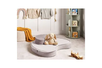 Lattiatyyny Nili Beige/Ruskea - Beige/Ruskea - Huonekalut - Tuoli & nojatuoli - Jakkara & jalkarahi - Säkkirahi