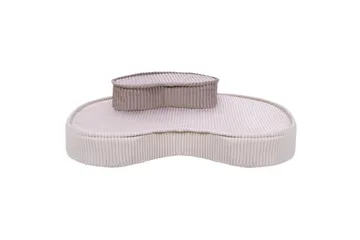 Lattiatyyny Nili Beige/Ruskea - Beige/Ruskea - Huonekalut - Tuoli & nojatuoli - Jakkara & jalkarahi - Säkkirahi