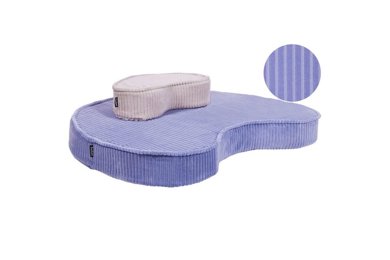 Lattiatyyny Nili Violetti/Beige - Violetti/Beige - Puutarhakalusteet - Pehmusteet - Istuintyyny ulos