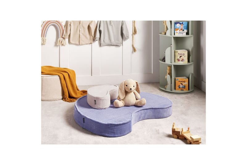 Lattiatyyny Nili Violetti/Beige - Violetti/Beige - Puutarhakalusteet - Pehmusteet - Istuintyyny ulos