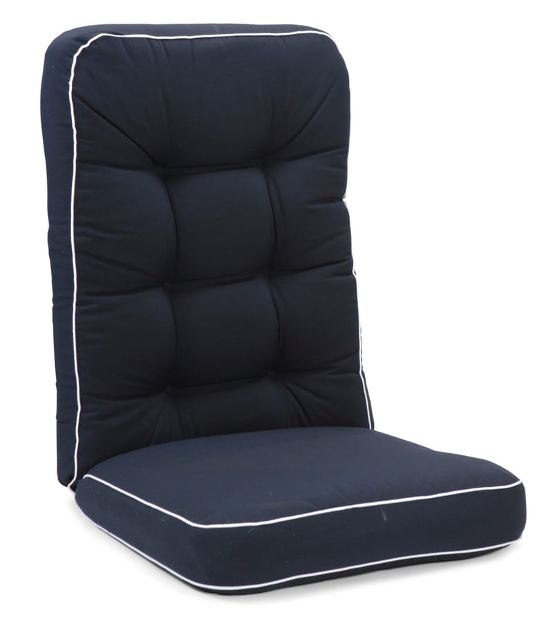 Pehmuste Hillerstorp Texas Korkea, Sininen valkoisilla reunoilla