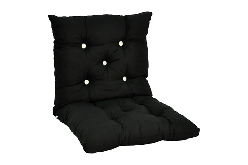 Lågvik Flockdyna Fritab Black - Puutarhakalusteet - Pehmusteet - Muut pehmusteet