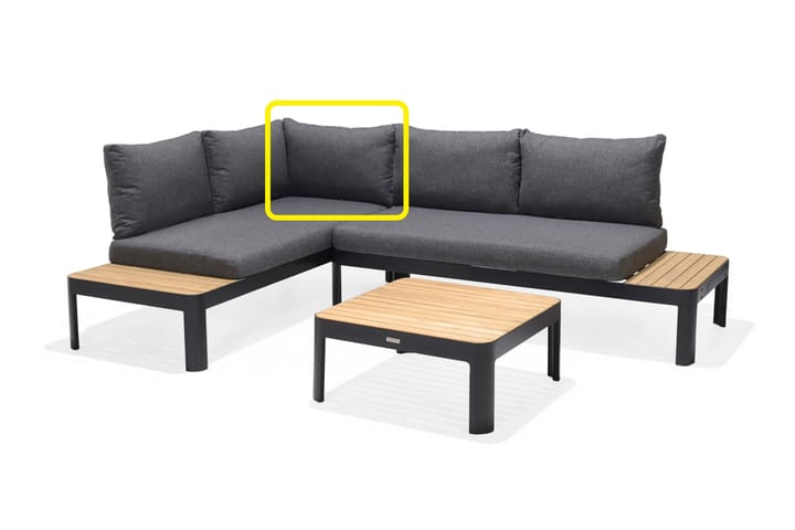 Pehmusteet 2:n ist sohva - Musta - Muut pehmusteet