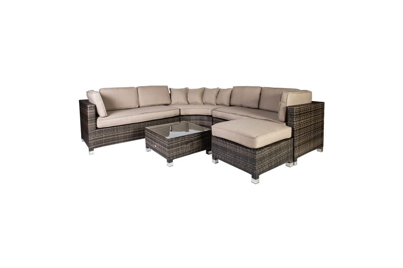 Pehmustesetti Dawson Puutarharyhmälle Beige, undefined