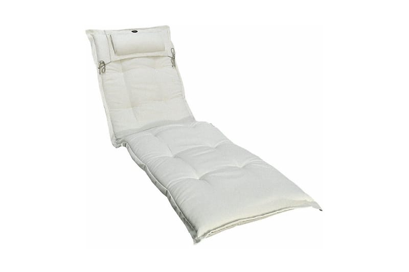 Canyon Solsängsdyna med nackkudde Fritab Vit - Puutarhakalusteet - Pehmusteet - Säätötuolin pehmusteet