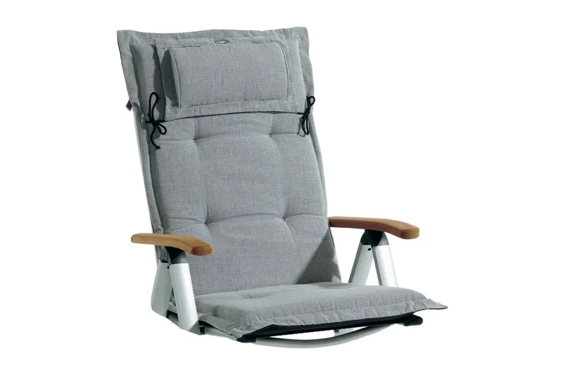 Fritab Canyon Positionsdyna + Nackkudde Fritab Grey - Puutarhakalusteet - Pehmusteet - Säätötuolin pehmusteet