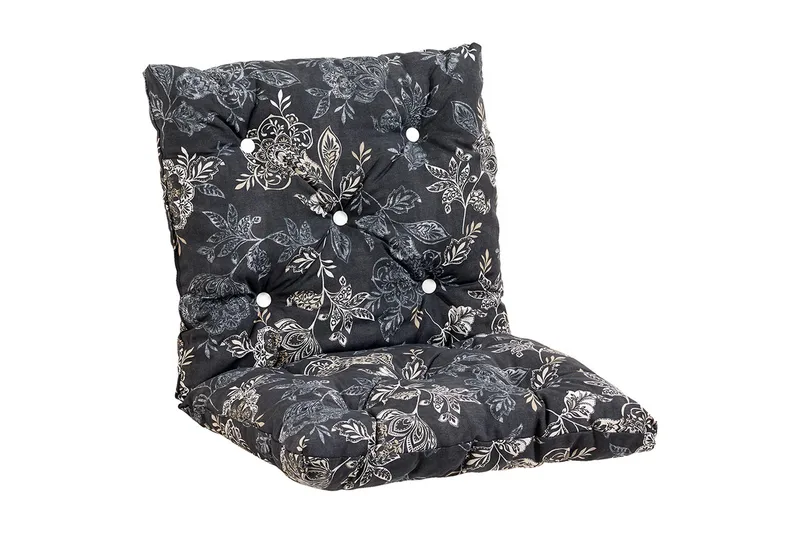 Pehmuste Lågvik Musta - Fritab - Puutarhakalusteet - Pehmusteet - Säätötuolin pehmusteet