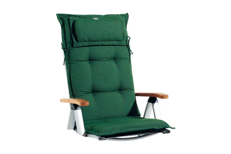 Positionsdyna Canyon med nackkudde Fritab Grön - Puutarhakalusteet - Pehmusteet - Säätötuolin pehmusteet
