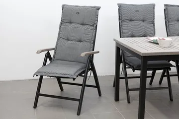 Säätötuolin pehmuste Fritab Säätötuolin pehmuste Canyon Light grey - Puutarhakalusteet - Pehmusteet - Säätötuolin pehmusteet