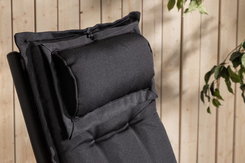 Säätötuolin pehmuste Cushion niskatyynyllä - Vaaleanharmaa - Puutarhakalusteet - Pehmusteet - Säätötuolin pehmusteet