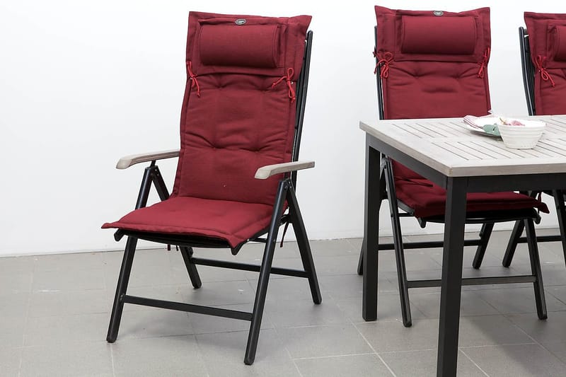 Säätötuolin pehmuste Fritab Säätötuolin pehmuste Canyon niskatyynyllä Tegelröd - Puutarhakalusteet - Pehmusteet - Säätötuolin pehmusteet