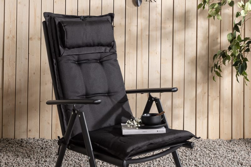 Säätötuolin pehmuste Cushion niskatyynyllä - Vaaleanharmaa - Puutarhakalusteet - Pehmusteet - Säätötuolin pehmusteet