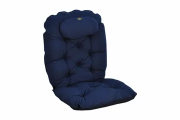 Snurr & gung LYX inkl. nackkudde:Antracitstruktur Fritab Blue texture