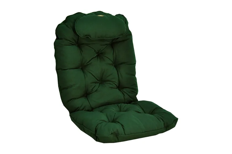 Snurr & gung LYX inkl. nackkudde:Antracitstruktur Fritab Green texture - Puutarhakalusteet - Pehmusteet - Säätötuolin pehmusteet