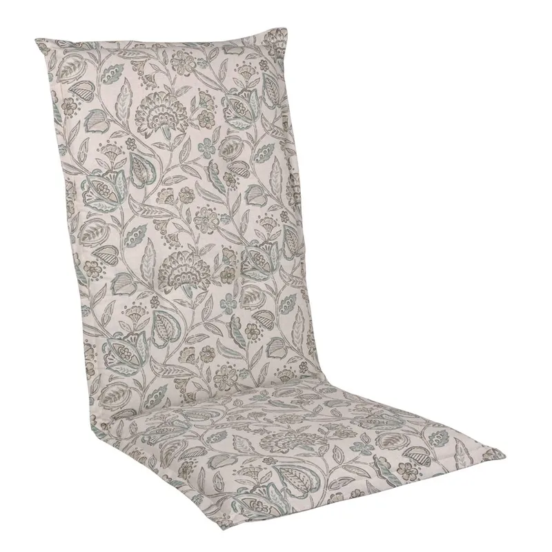 Säätötuolin pehmuste ulkokäyttöön tekstiilireunalla, Beige