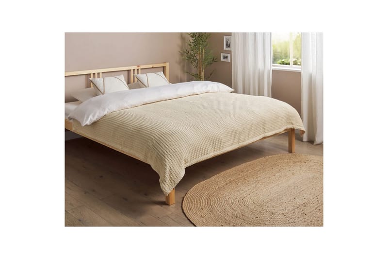 Sängynpeite Chagyl Beige, 150x200 cm - Beige, 150x200 cm - Puutarhakalusteet - Pehmusteet - Sohvatyynyt & penkkityynyt