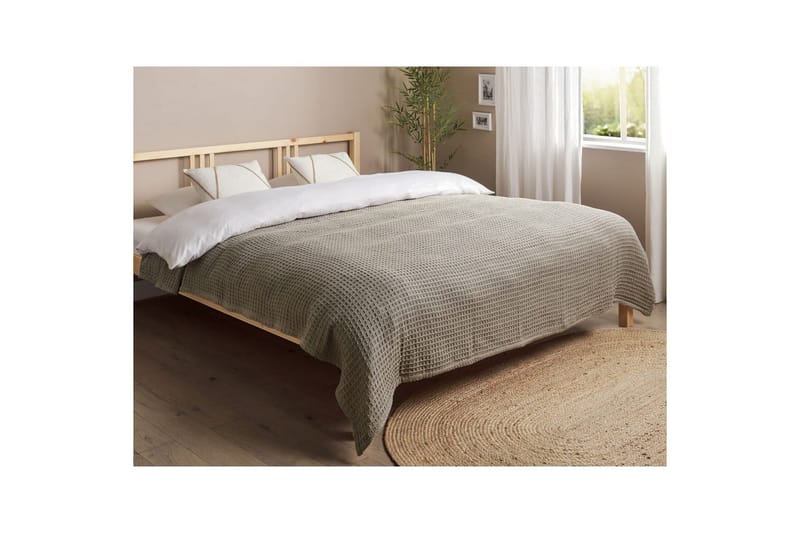 Sängynpeite Chagyl Taupe, 200x220 cm - Taupe, 200x220 cm - Puutarhakalusteet - Pehmusteet - Sohvatyynyt & penkkityynyt