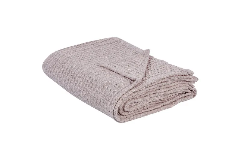 Sängynpeite Chagyl Vaaleanpunainen, 200x220 cm - Vaaleanpunainen, 200x220 cm - Kodintekstiilit & matot - Vuodevaatteet - Päiväpeitto - Yhden hengen sängyn päiväpeitto