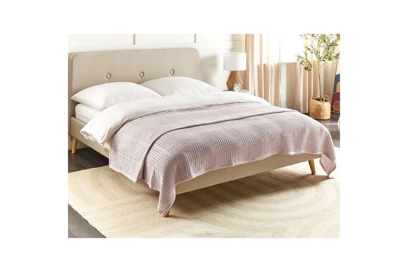 Sängynpeite Chagyl Vaaleanpunainen, 220x240 cm - Vaaleanpunainen, 220x240 cm - Kodintekstiilit & matot - Vuodevaatteet - Päiväpeitto - Yhden hengen sängyn päiväpeitto