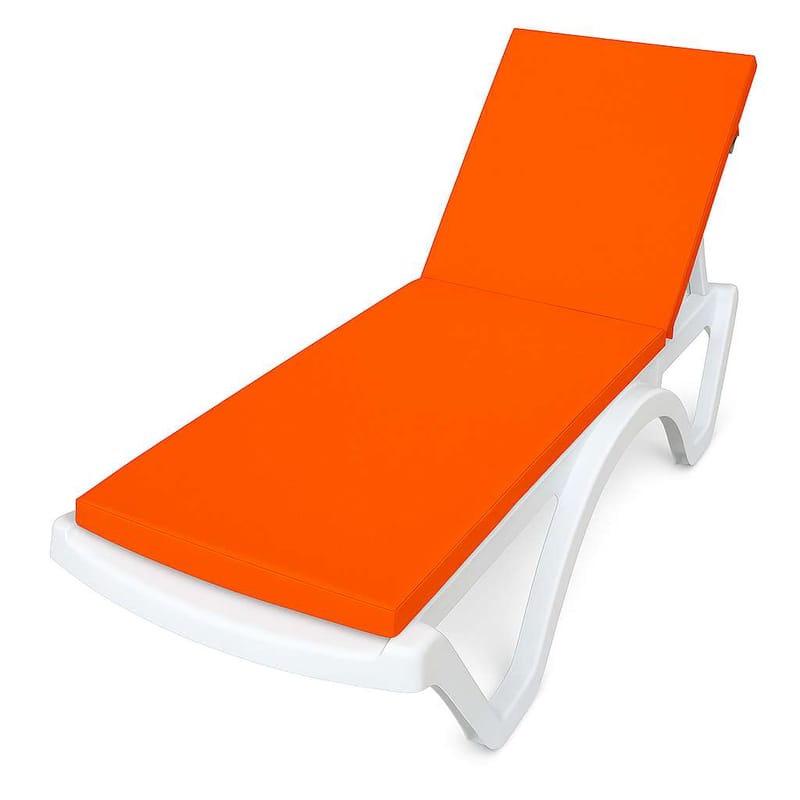 Travos Aurinkotuolin pehmuste - Oranssi - Puutarhakalusteet - Pehmusteet - Aurinkosängyn pehmusteet