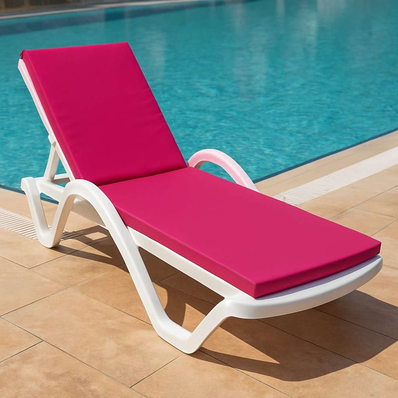 Travos Aurinkotuolin pehmuste - Pinkki - Puutarhakalusteet - Pehmusteet - Aurinkosängyn pehmusteet