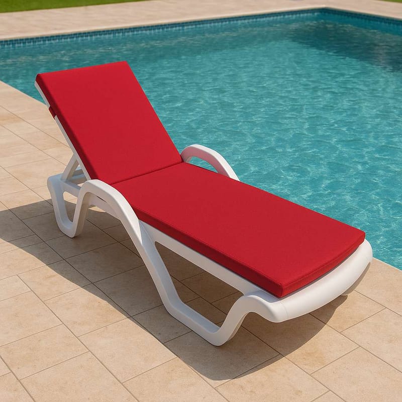 Travos Aurinkotuolin pehmuste - Punainen - Puutarhakalusteet - Pehmusteet - Aurinkosängyn pehmusteet