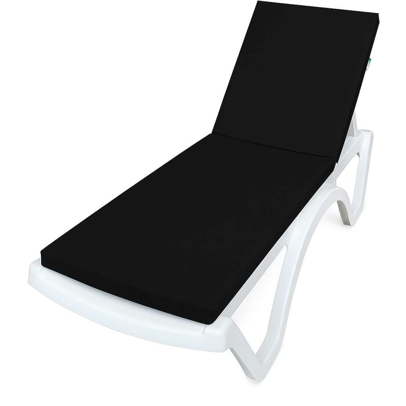 Travos Aurinkotuolin pehmuste - Musta - Puutarhakalusteet - Pehmusteet - Aurinkosängyn pehmusteet