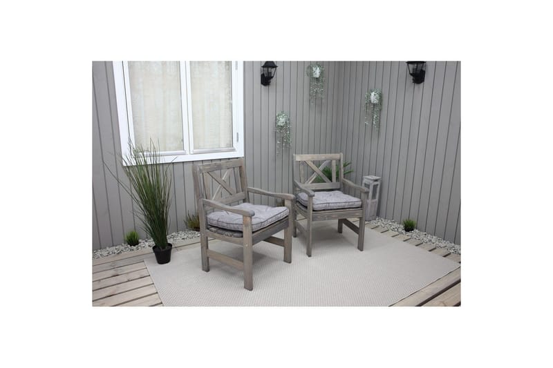 Tuolityyny Malmö, harmaa - Puutarhakalusteet - Pehmusteet - Istuintyyny ulos