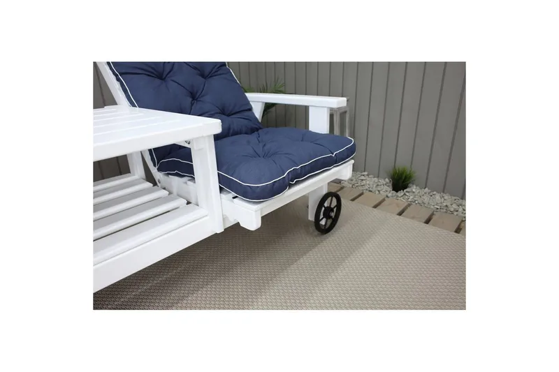 Tuolityyny selkänojalla Malmö Maxi Korkea Selkä, Sininen - Sininen - Puutarhakalusteet - Pehmusteet - Muut pehmusteet