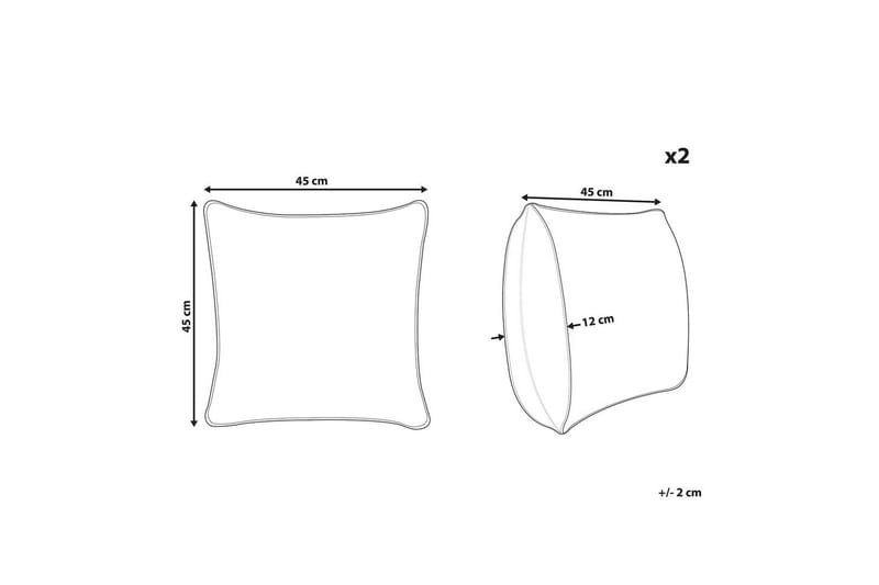 Ulkoilmatyyny Affile sarja 2 kpl - Kodintekstiilit & matot - Tyyny & torkkupeitto - Ulkotyyny
