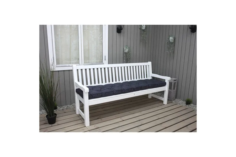 Ulkosohvatyyny Brooklyn 190 cm Musta - Musta - Puutarhakalusteet - Pehmusteet - Sohvatyynyt & penkkityynyt