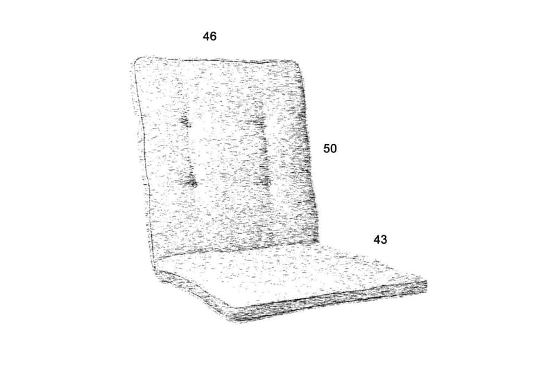 Yleismallinen pehmuste Fritab Box-ommel - Tuhka - Puutarhakalusteet - Pehmusteet - Istuintyyny ulos