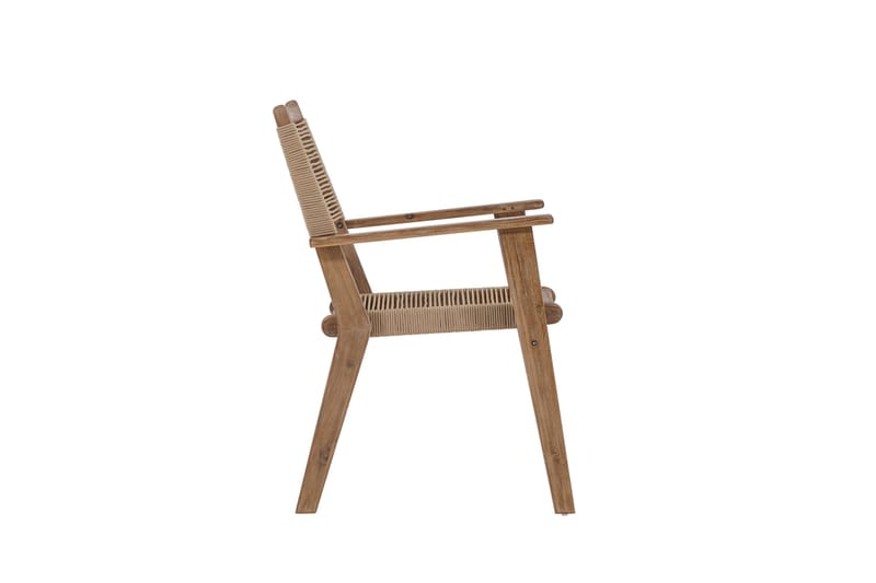 Nojatuoli Peter - Ruskea - Puutarhakalusteet - Puutarhatuoli - Karmituoli ulos