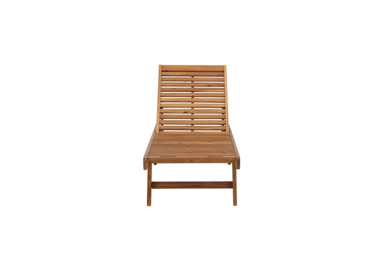 Luzon Aurinkotuoli 200x63 cm - Ruskea - Puutarhakalusteet - Puutarhatuoli - Aurinkotuoli