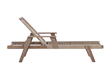 Little John Aurinkotuoli 200x72 cm - Ruskea - Puutarhakalusteet - Puutarhatuoli - Aurinkotuoli