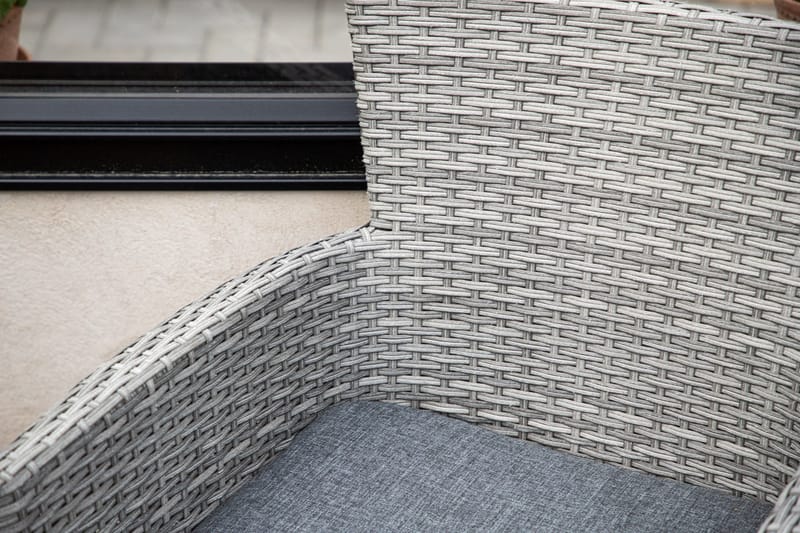 Nojatuoli Malina - Harmaa - Puutarhakalusteet - Puutarhatuoli - Karmituoli ulos