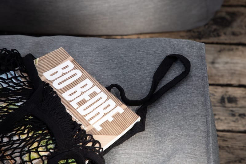 Jakkara Redang - Tummanharmaa - Puutarhakalusteet - Puutarhatuoli - Jalkarahi & jakkara ulkokäyttöön