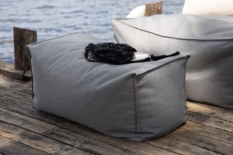 Jakkara Redang - Tummanharmaa - Puutarhakalusteet - Puutarhatuoli - Jalkarahi & jakkara ulkokäyttöön