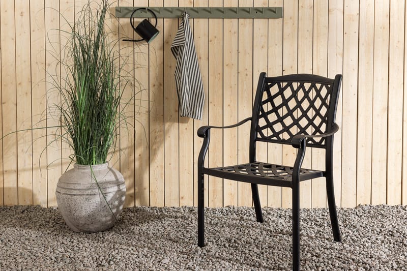 Nojatuoli Òbidos - Ruskea - Puutarhakalusteet - Puutarhatuoli - Karmituoli ulos