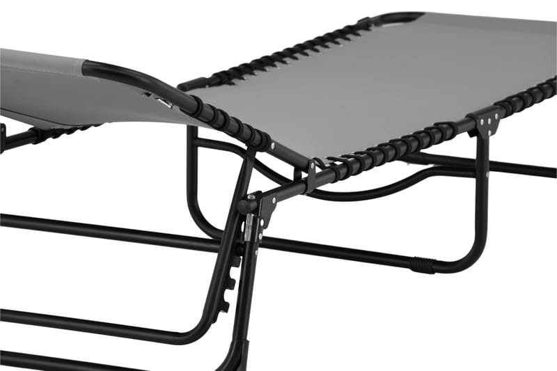 Aurinkotuoli Majken 60x190 cm - Harmaa - Puutarhakalusteet - Puutarhatuoli - Aurinkotuoli
