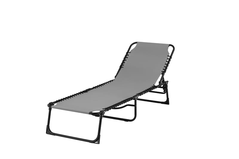 Aurinkotuoli Majken 60x190 cm - Harmaa - Puutarhakalusteet - Puutarhatuoli - Aurinkotuoli