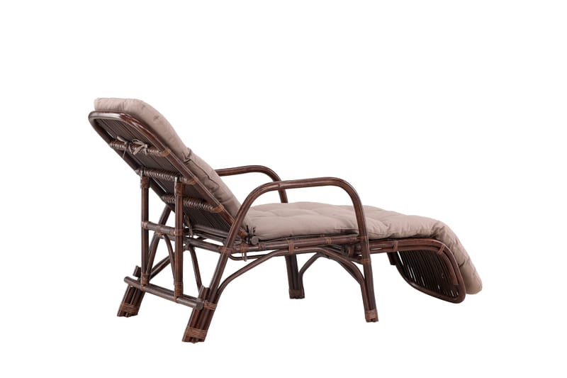 Aurinkotuoli Nella 67x177 cm - Ruskea - Puutarhakalusteet - Puutarhatuoli - Aurinkotuoli