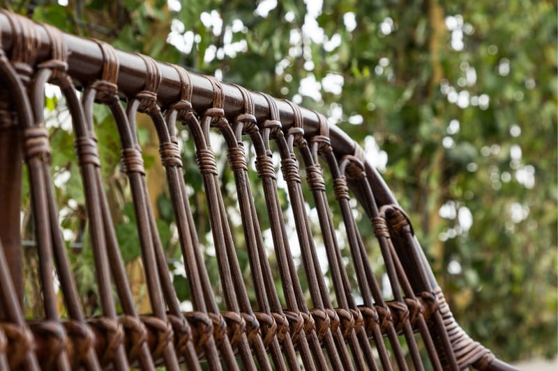 Aurinkosänky Nella - Musta - Puutarhakalusteet - Ulkosohva & puutarhapenkki - Puutarhapenkki & ulkopenkki