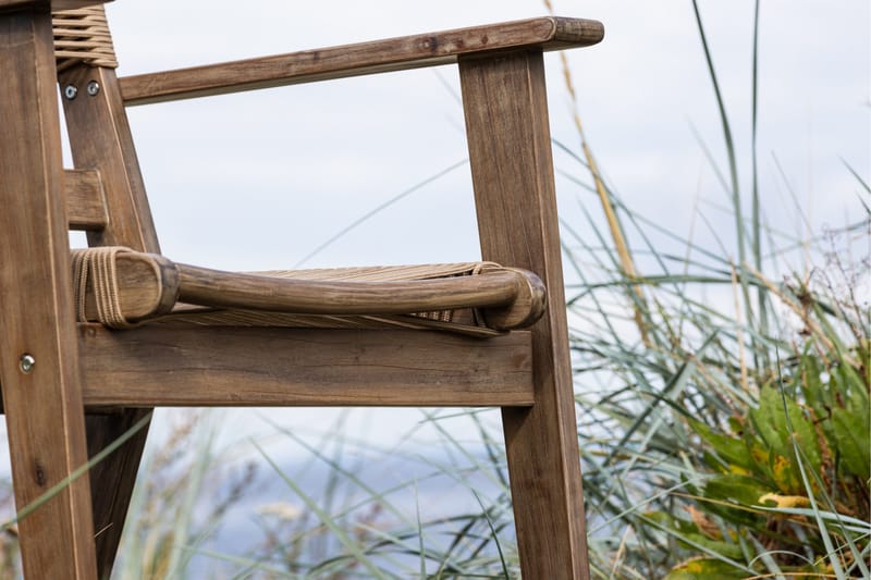 Nojatuoli Peter - Ruskea - Puutarhakalusteet - Puutarhatuoli - Karmituoli ulos